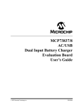 MCP73837/8 AC/USB Dual Input Battery Charger