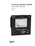 PowerLogic ION7550 / ION7650 User Guide