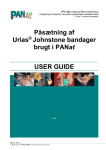 Påsætning af Urias® Johnstone bandager brugt i PANat USER GUIDE