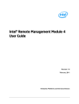 Intel® Remote Management Module 4 User Guide