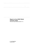 Report on the LRAIC Model and User Guide