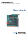 CIO-DAS08/JR-AO User's Guide