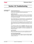 Section 16: Troubleshooting
