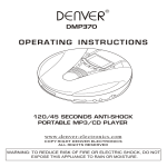 OPERATING INSTRUCTIONS