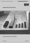 SLC Synchronous Linear Motors / Operating Instructions / 2011-07