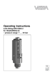 Operating Instructions - Lock fitting ARV