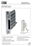 Betriebsanleitung Operating instructions