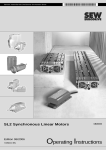 SL2 Synchronous Linear Motors / Operating Instructions / 2006-06