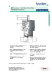 EC Actuators – Limit Open Travel Stop Operating Instructions HC4