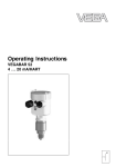 Operating Instructions - VEGABAR 52 - 4...20mA/HART