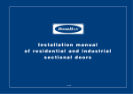 Installation manual of residential and industrial