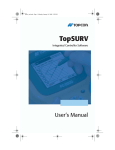 TopSURV User's Manual