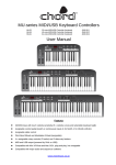 MU-series MIDI/USB Keyboard Controllers User Manual