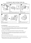 User Manual for Adult's Sofa Shape Cushion Bag