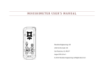 MOOSHIMETER USER'S MANUAL