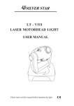 LT - VIII LASER MOTORHEAD LIGHT USER MANUAL