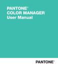 PANTONE® COLOR MANAGER User Manual