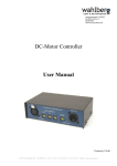DC-Motor Controller User Manual