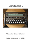 Gotharman's Little deFormer 2 Granular WorkStation User Manual V