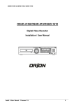 OSHD Install & User Manual - Firmware 3.X