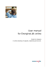 User manual for Energinet.dk online