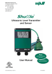 Ultrasonic Level Transmitter and Sensor User Manual