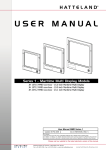 USER MANUAL - Hatteland Display AS