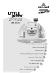 Bissell Little Green 1400 SERIES User's Manual