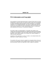 Biostar NF500 754 Owner's Manual