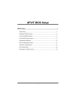 Biostar M7VIT BIOS Owner's Manual