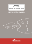 Baumatic BHI660BE User's Manual