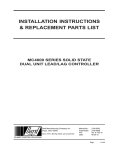 Bard MC4000 SERIES Installation Manual