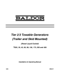 Baldor TS25 Installation Manual