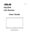 ASUS VG23AH Owner's Manual