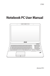 ASUS G75VW User's Manual