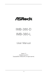 ASRock IMB-380-D Owner's Manual