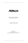 ASRock H61M-DPS Owner's Manual