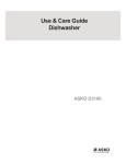 Asko D3100 Use & Care Manual