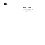 Apple Boot Camp (OS X Lion) Quick Start Manual