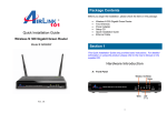 AirLink AR695W Quick Start Manual