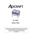 Admiral Craft ST-120/2 Owner's Manual