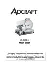 Admiral Craft SL300ES Owner's Manual