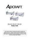 Admiral Craft RG-07 Owner's Manual