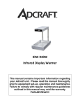 Admiral Craft IDW-940 Owner's Manual
