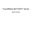 Acer TravelMate 8331G Quick Start Manual