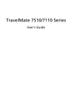 Acer TravelMate 7510 Owner's Manual