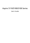 Acer Aspire 3100 Owner's Manual