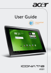 Acer A501 Owner's Manual