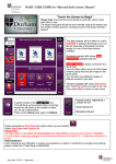 BASIC USER GUIDE for “Harvard Style Lecture Theatre” “Touch the