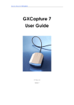 GXCapture 7 User Guide